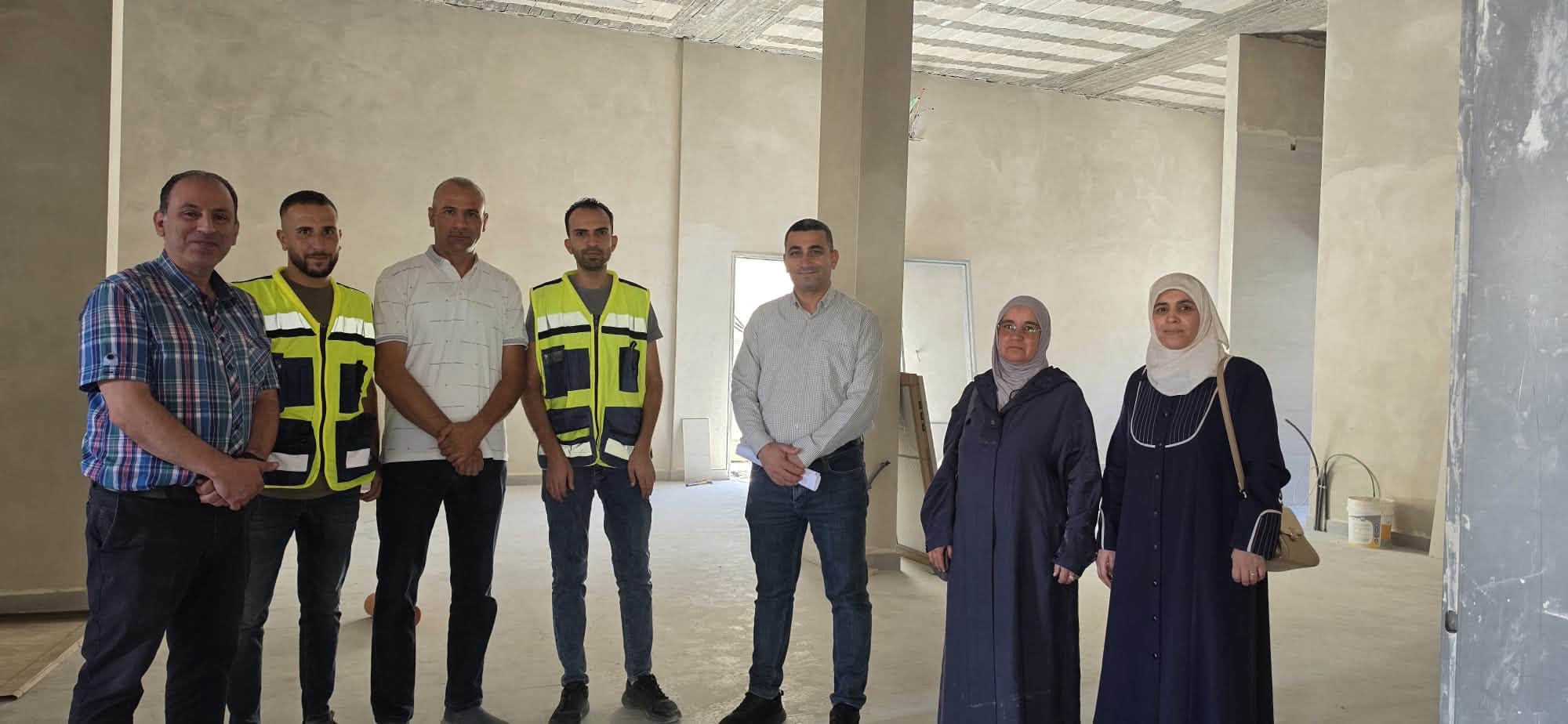 زيارة تفقدية لمبنى جمعية البيوت السعيدة في منطقة طارق بن زياد