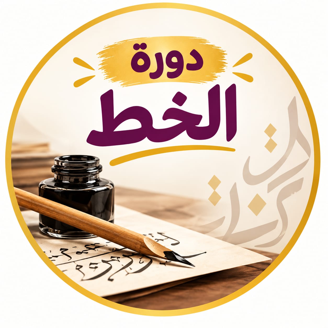 دورة تحسين الخط العربي