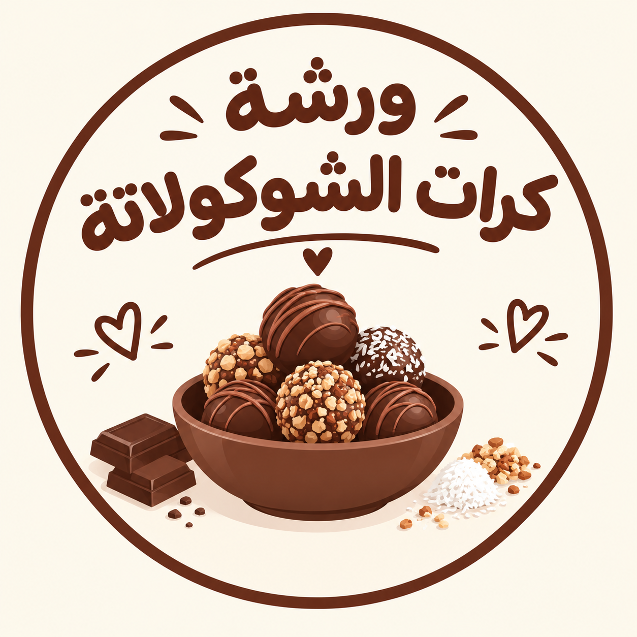 ورشة الشيف الصغير / كرات الشوكولاتة