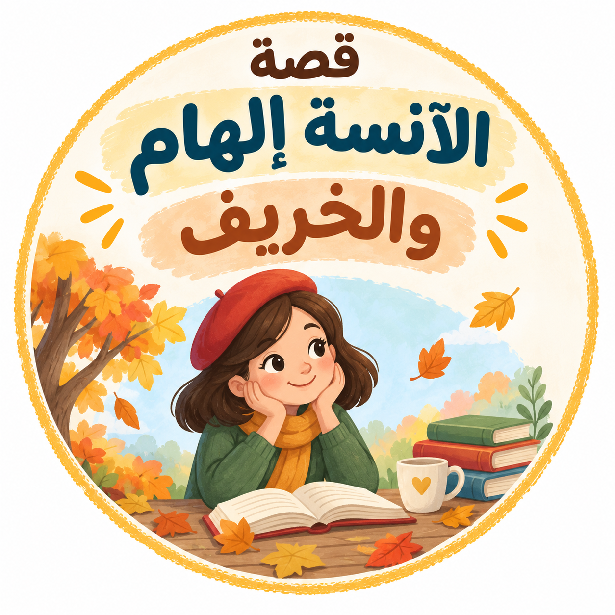 قصة ونشاط | الآنسة إلهام والخريف