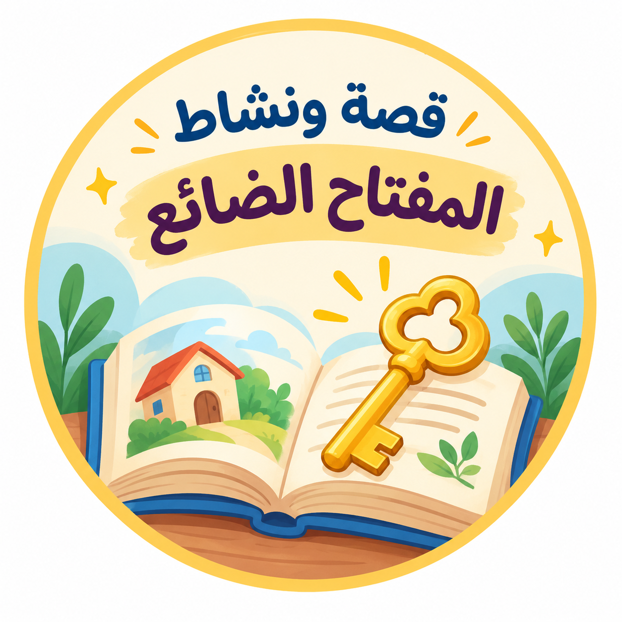 قصة ونشاط المفتاح الضائع